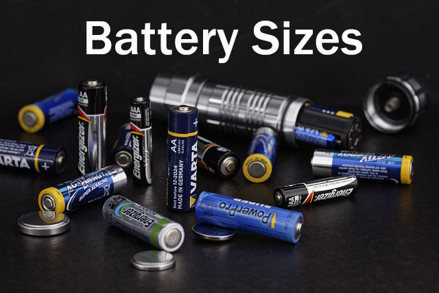 Battery Sizes for Flashlights: How to Choose the Right One? – flashlightgo