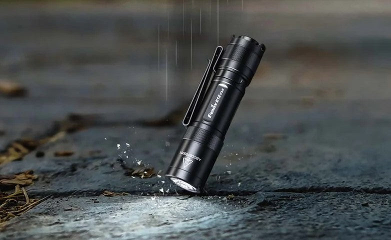 best fenix aa flashlight E20 V2.0 350 Lumens with 4 Extra Batteries and a Lightjunction Battery Case to protect from improper battery insertion Fenix E12 V3.0 AA Battery