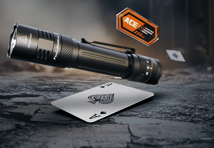 New Fenix PD45R ACE 3200 Lumens long range multi mode tactical flashlight