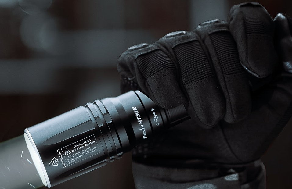 Fenix HT30R White Laser Flashlight,1500m long range, a line from heaven and earth