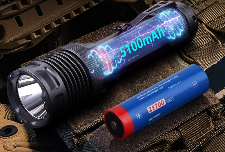 Upgrade JetBeam M37 Pro 3700 Lumens Tactical 21700 Flashlight