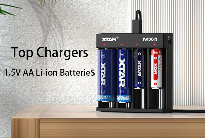 Top Chargers for 1.5V AA Lithium-Ion Batteries