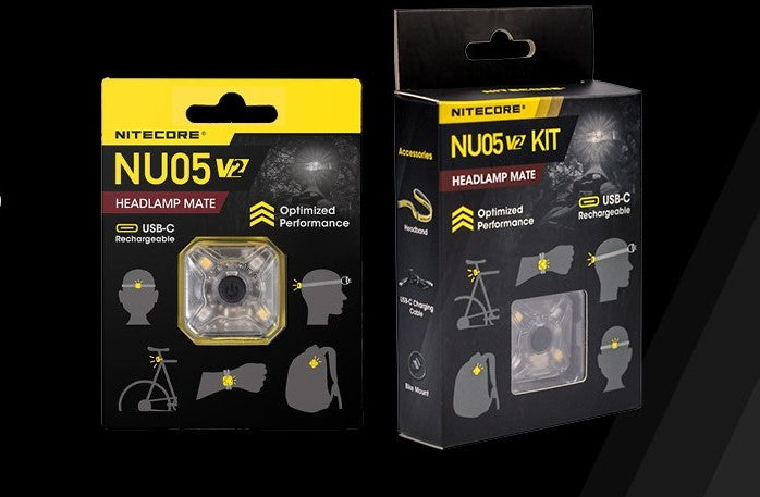 USB-C charging! NITECORE NU05 V2 Lightweight Headlamp is officially released！