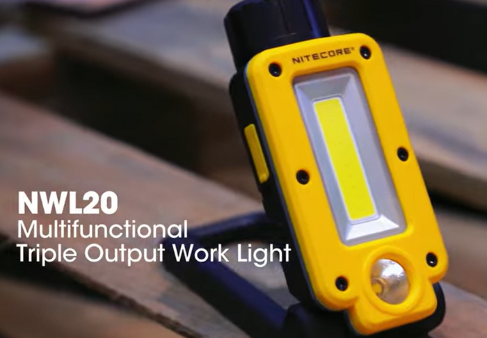 Nitecore NWL20: All-new Multi Function Ultra Compact 600 Lumens Work Light