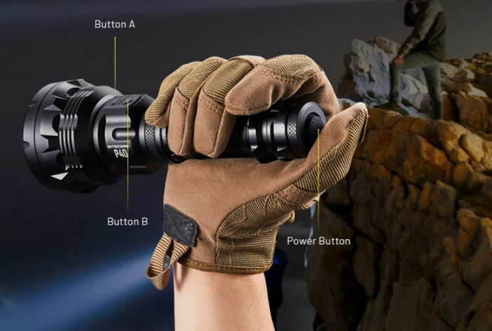 Nitecore Launches P40 Dual Beam 2000 lumens LEP flashlight