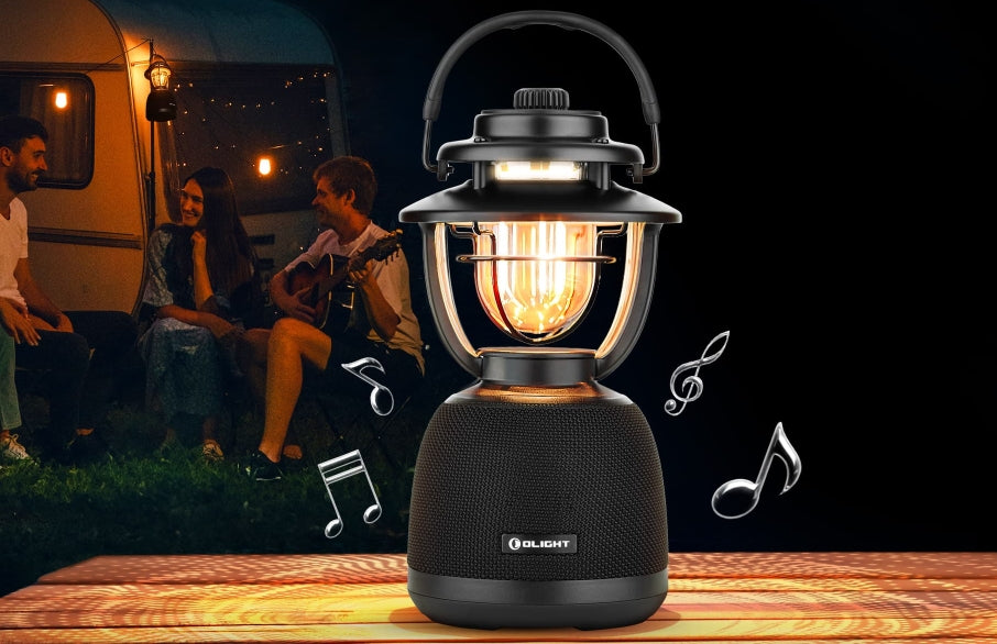 Olight Launches Olantern Music Lantern ( 300 lumens LED) with Stereo Sound