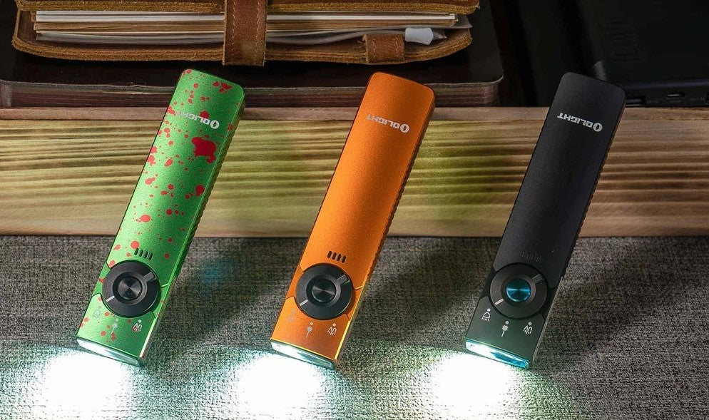 Arkfeild Pro Olight Arkfeld Pro 1300 lumens flashlight with UV and laser light ...