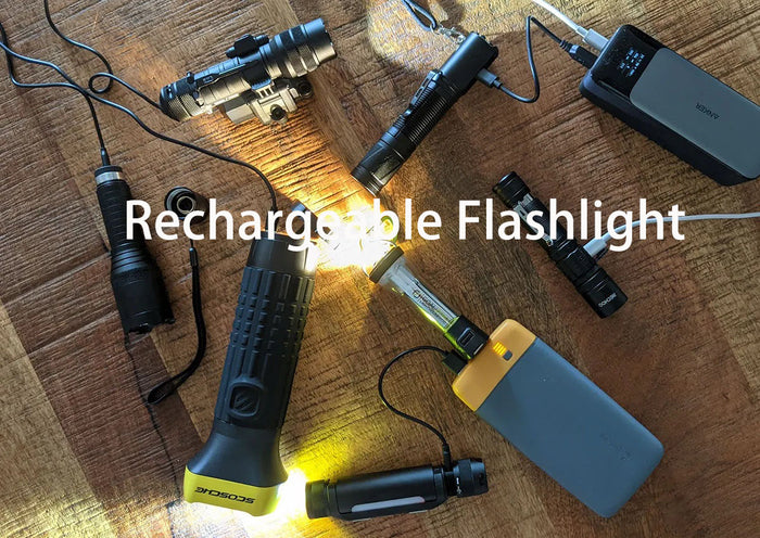 Why Outdoor Enthusiast Needs a Rechargeable Flashlight?