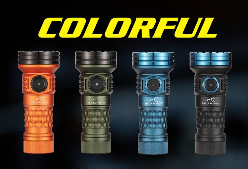 New Launch Skilhunt MiX-7 Gen 2 18350/18650 2000 Lumens Multi Output Flashlights