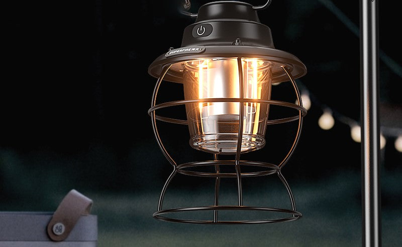 SuperFire Introduces T58 camping Lantern: The Vintage Look Of A Classic Petrol Lighter
