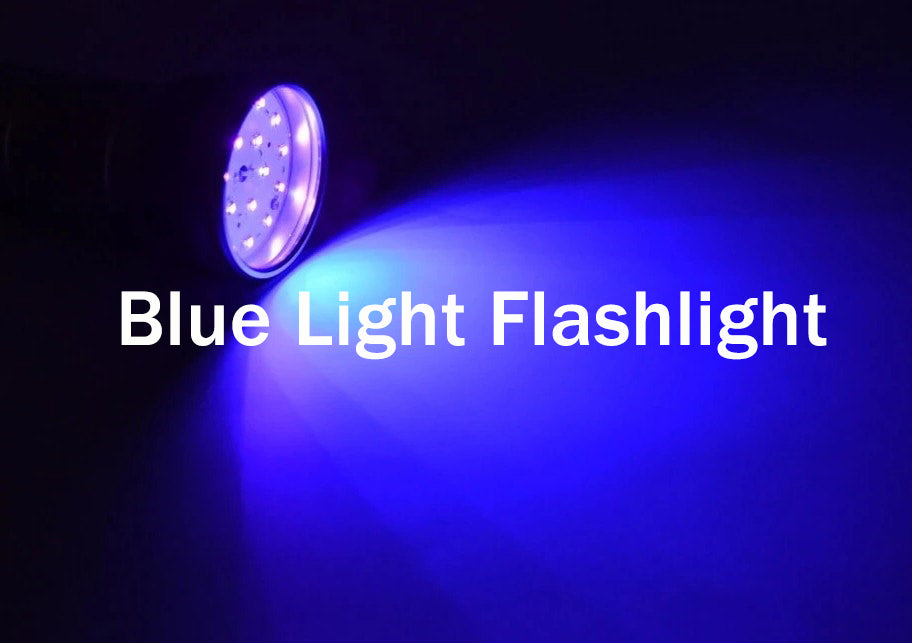 What is a Blue Flashlight Lens Used for?