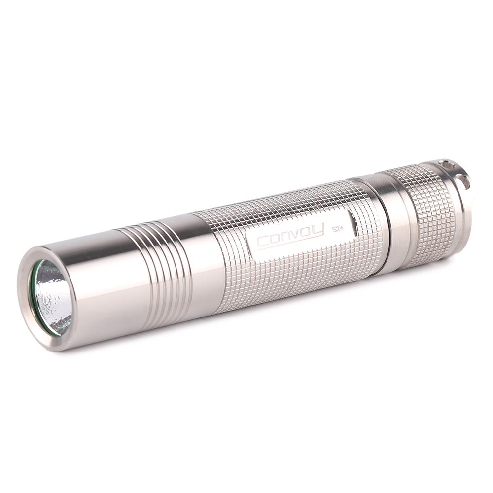 Convoy S2+ Tan 18650 Flashlight – LED & Driver Options