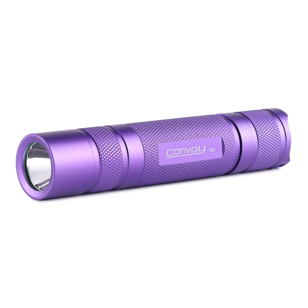 Convoy S2+ Purple 18650 Flashlight – LED & Driver Options