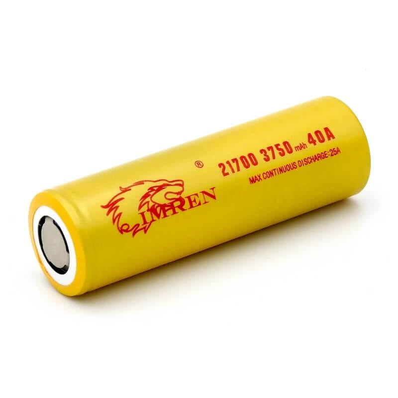 IMREN 21700 3750mAh 40A Rechargeable Lithium Battery