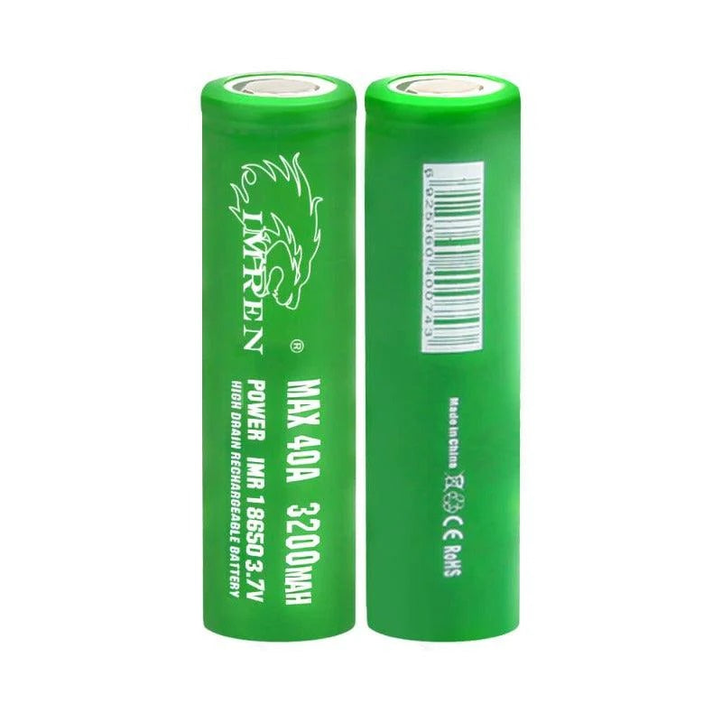 IMREN 18650 3200mAh 40A Rechargeable Lithium Battery