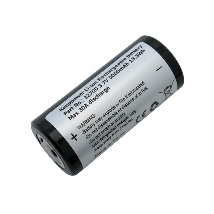 Keeppower 32700 5000mAh 18.5Wh Li-ion Rechargeable Battery