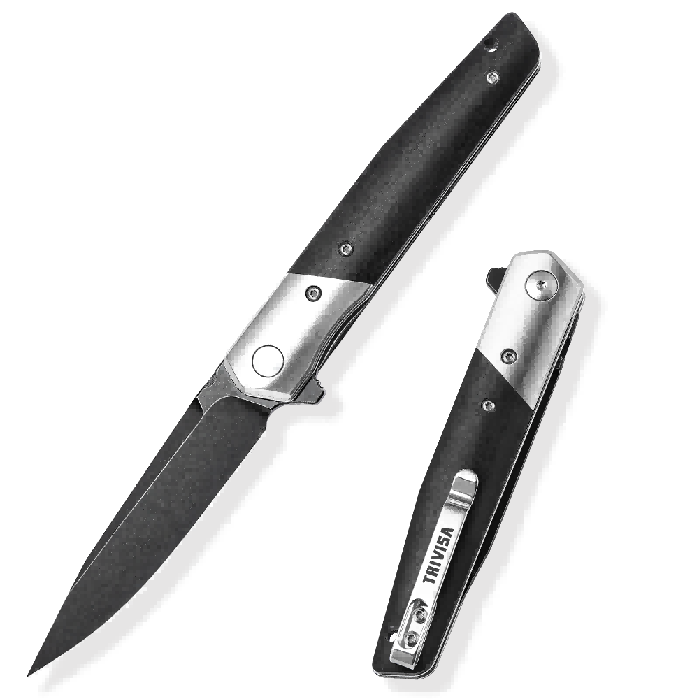 TRIVISA Leominor Series BOHLER K110 Steel Folding Knife