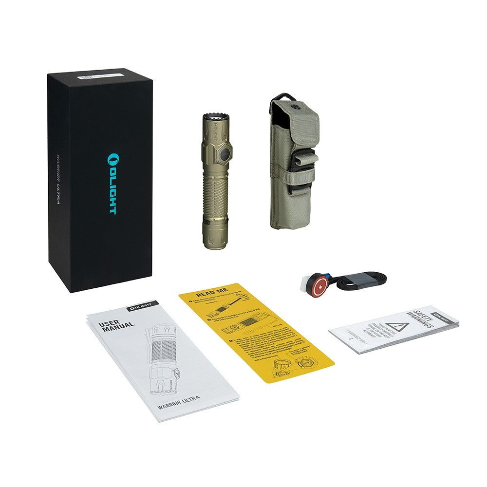 Olight Warrior Ultra 2500 Lumens Tactical Flashlight with OAL Material