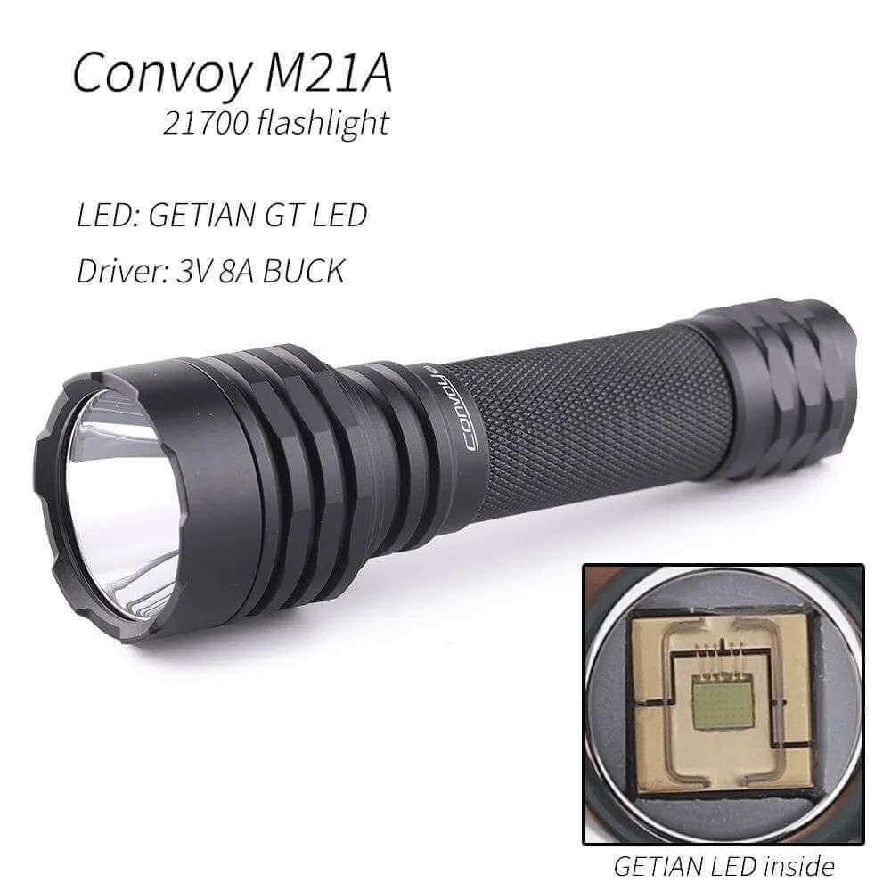 Convoy M21A GETIAN GT 21700 Flashlight