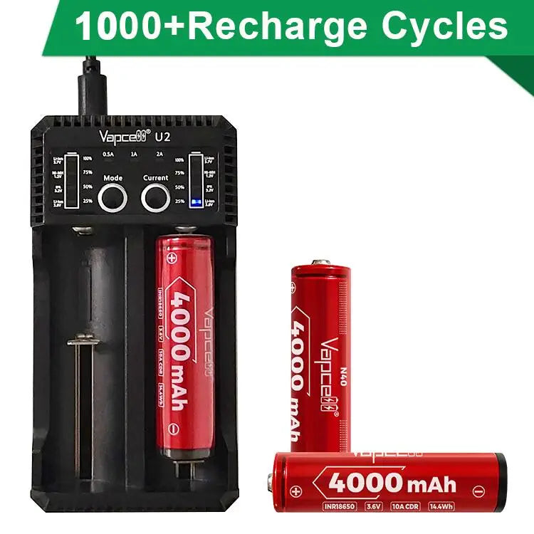 Vapcell INR18650 N40 4000mah Battery 10A