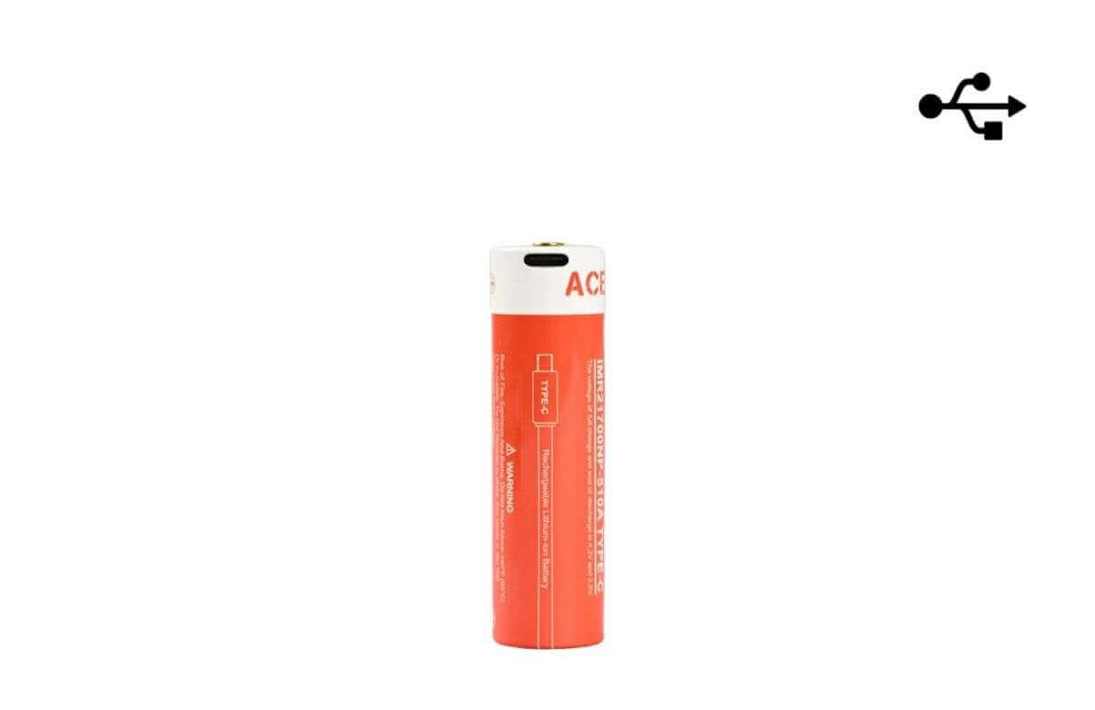 ACEBEAM 21700 Li-ion USB-C Rechargeable Battery 5100mAh