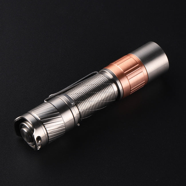 Convoy T3 Copper Head Titanium Glossy AA 14500 Flashlight