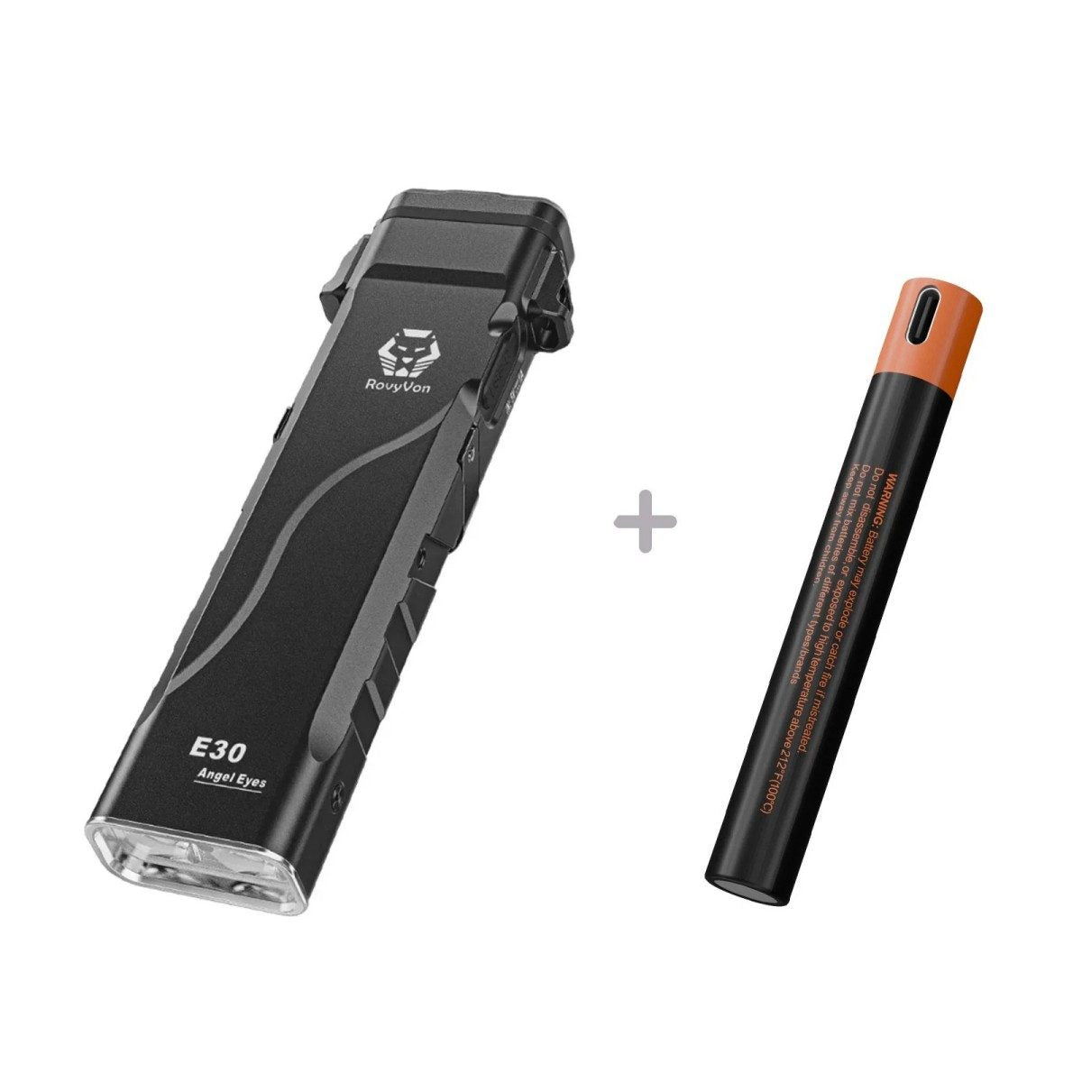 RovyVon Angel Eyes E30 Sleek Flat EDC Tactical Flashlight