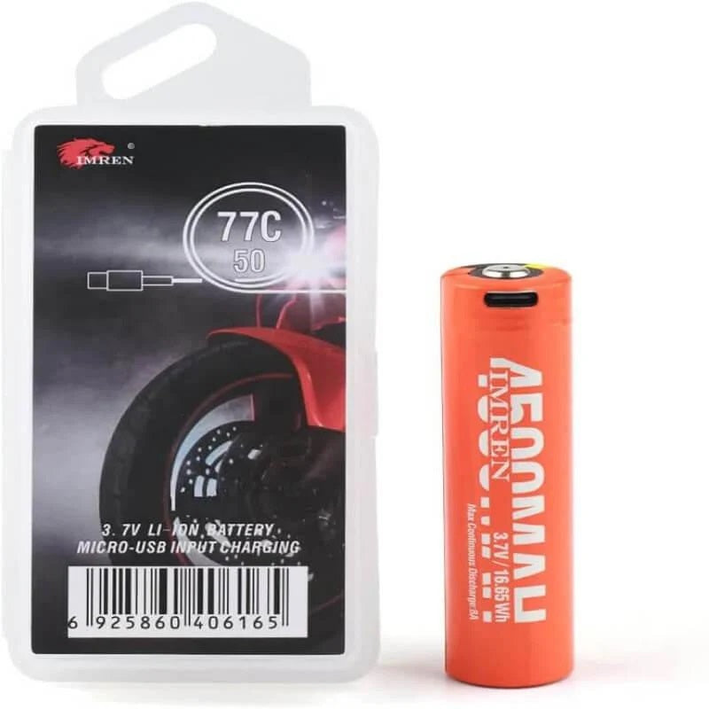 IMREN 77C 21700 4500mAh Type-C Lithium Battery