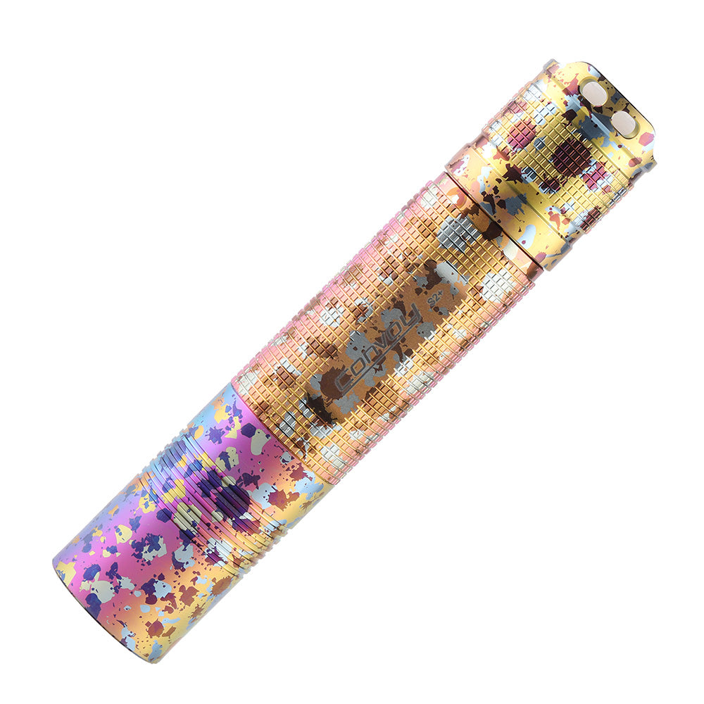 Convoy S2+ Tan 18650 Flashlight – LED & Driver Options