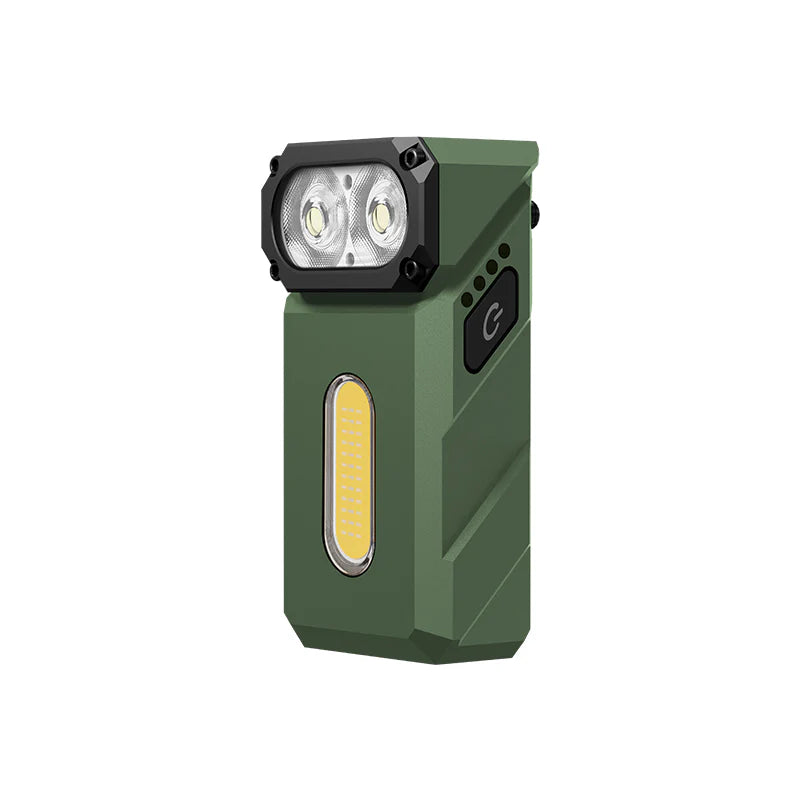 Klarus E8 Triple-Light All-Metal Swivel-Head EDC Flashlight