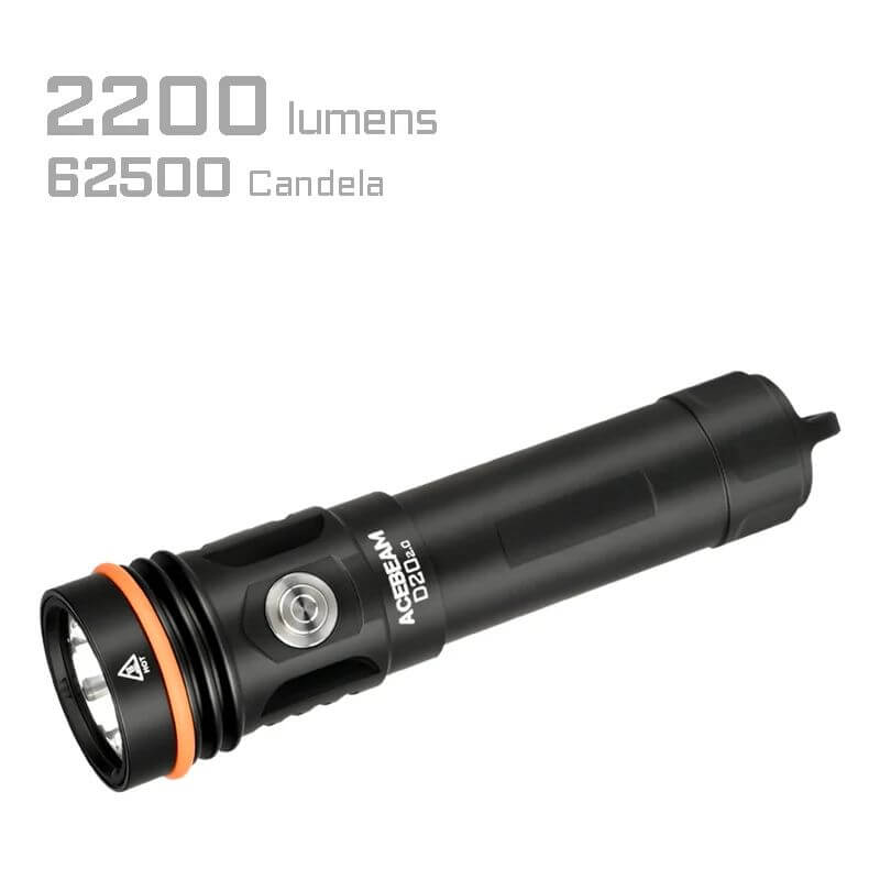 Acebeam D20 2.0 Dive Flashlight