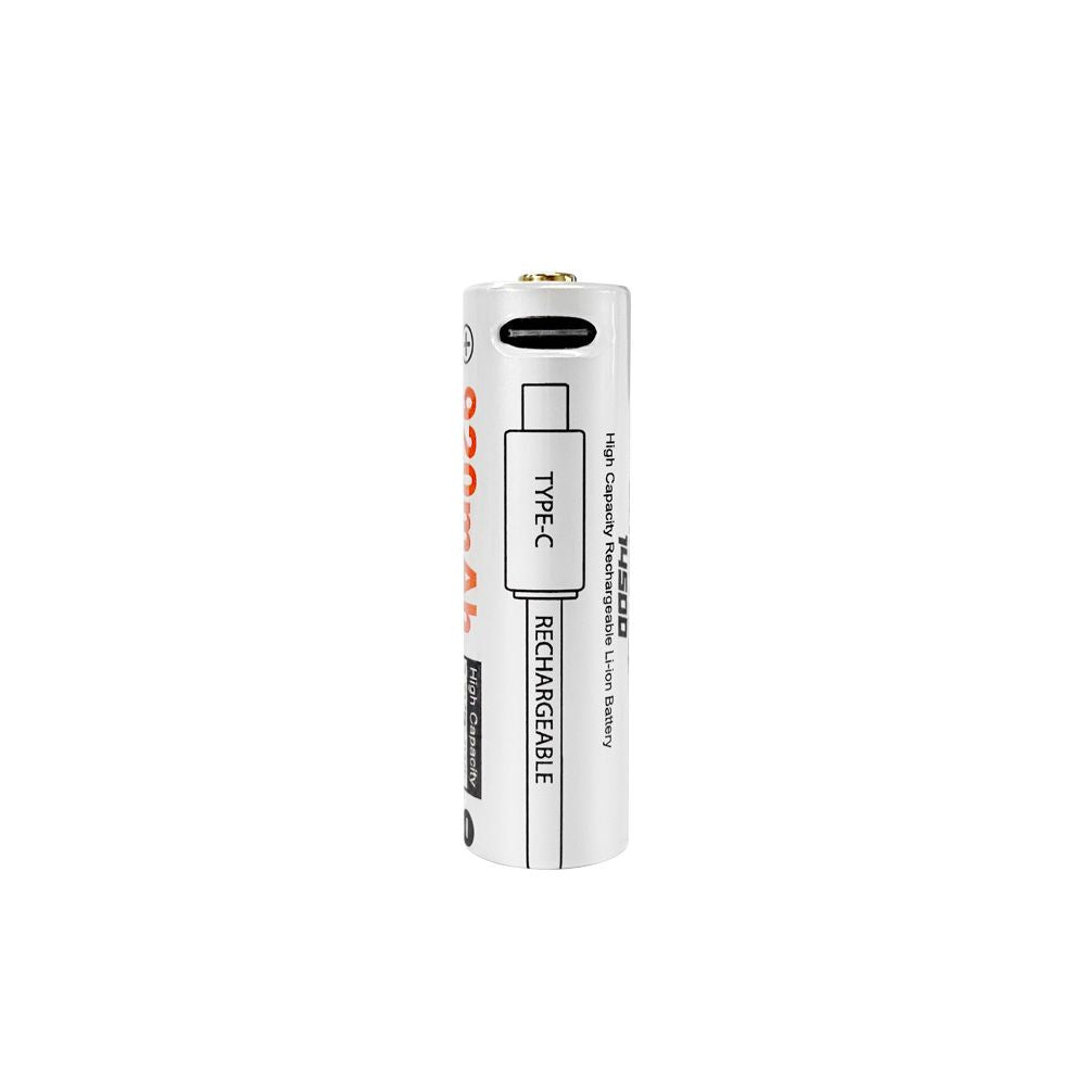 Lumintop 14500 USB Type-C Rechargeable Li-ion Battery 3.7V 920mAh –  flashlightgo