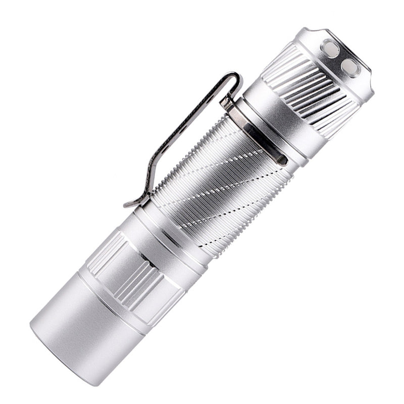 Convoy T3 Silver AA and 14500 EDC flashlight