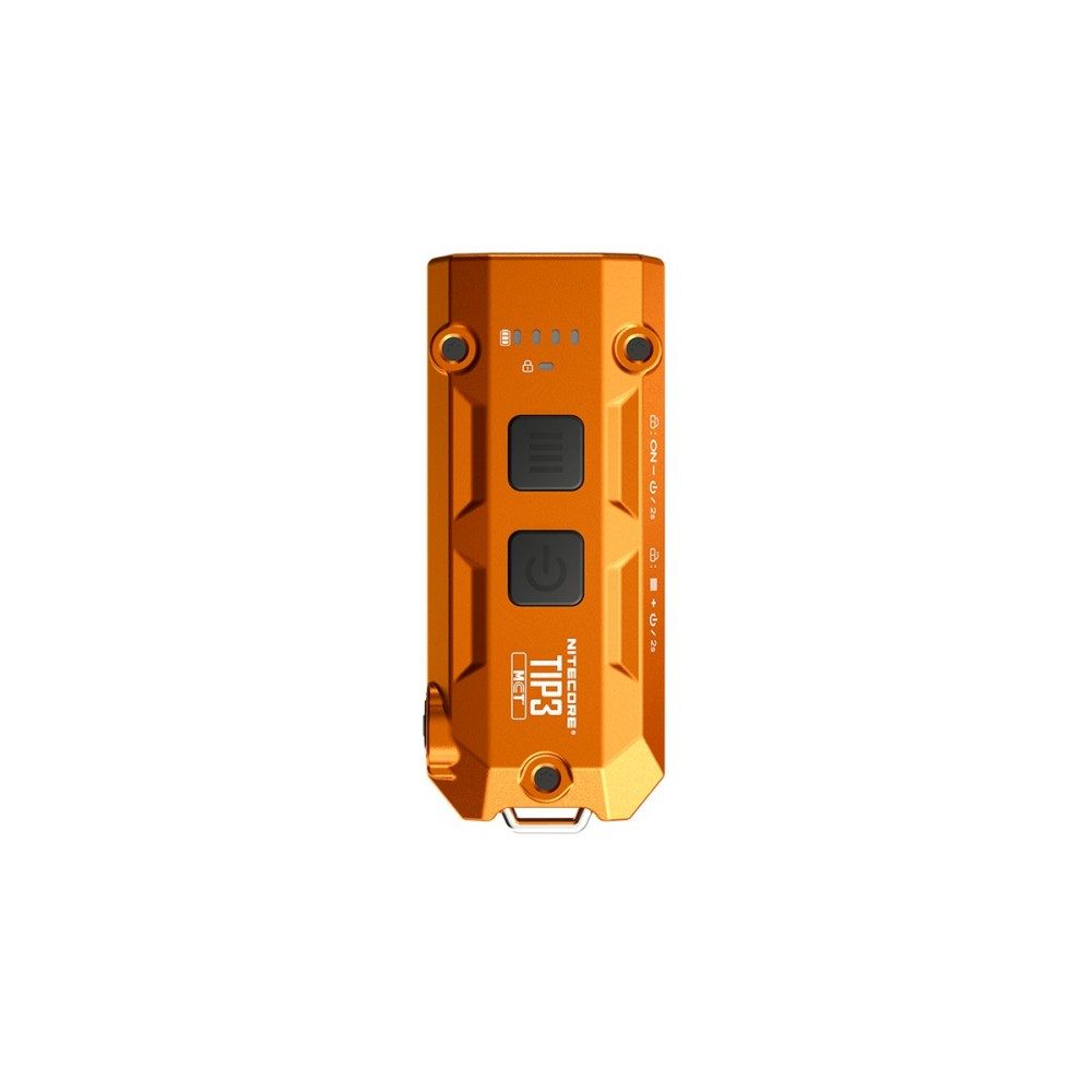 Nitecore TIP3 Multiple Color Temperatures Metallic Keychain Flashlight