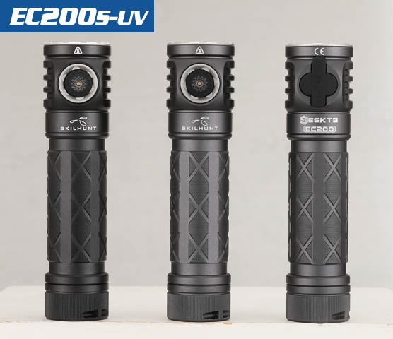 Skilhunt EC200S-UV 2100 lumens 365nm beam EDC Flashlight