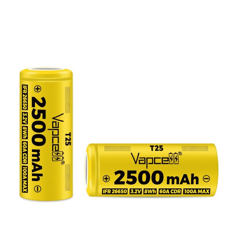 Vapcell T25 2500mAh 26650 Battery