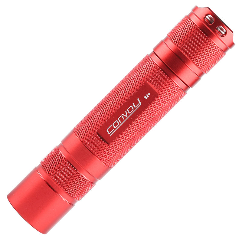 Convoy S2+ red 18650 flashlight
