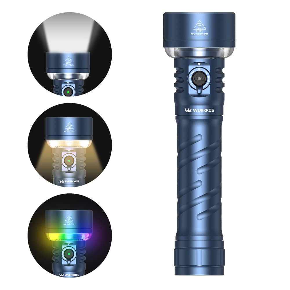Wurkkos TS27 3200LM Multi-Function Rechargeable Flashlight