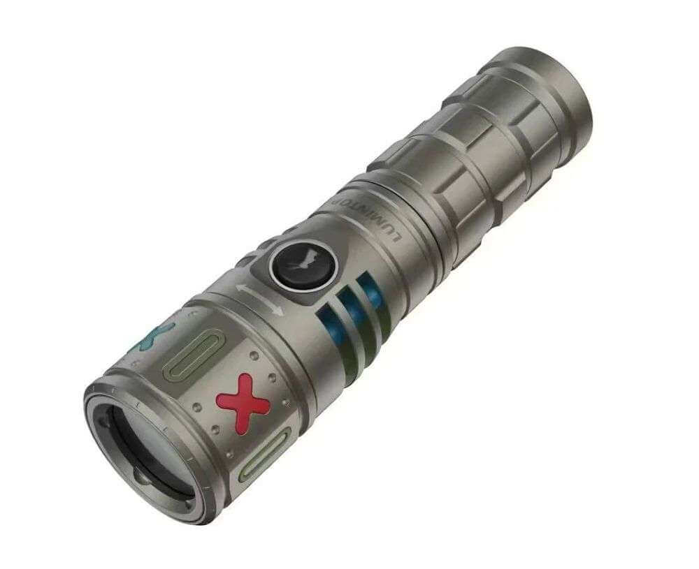 Lumintop XO 26650 Titanium LEP Zoom flashlight