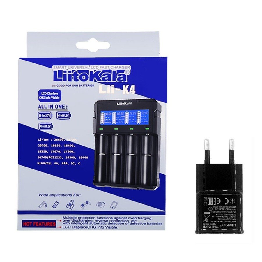 LiitoKala Lii-K4 Smart Charger