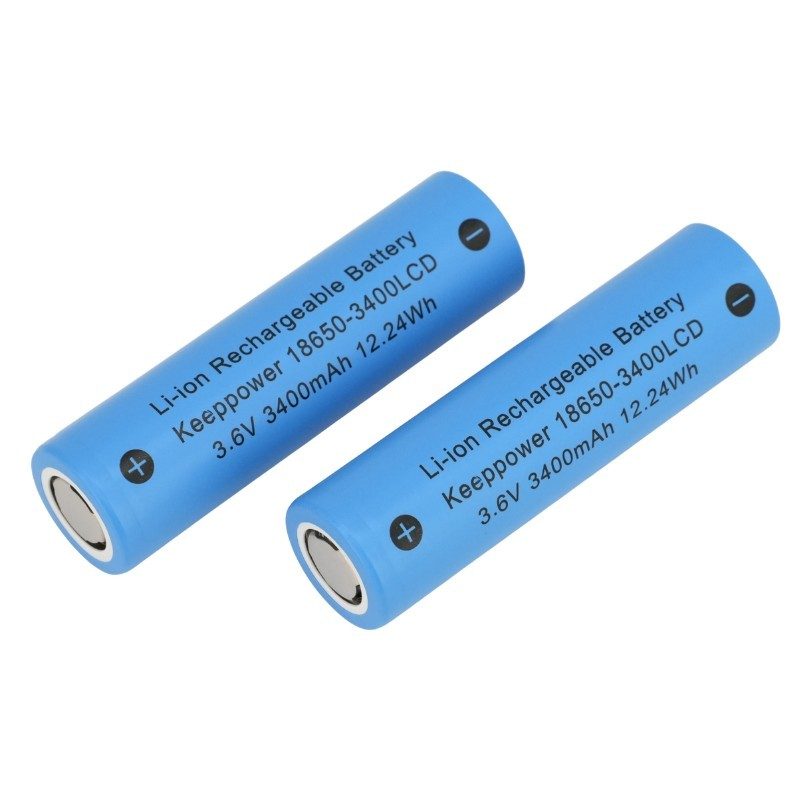 Keeppower 18650-3400LCD Li-ion Rechargeable Battery Cell