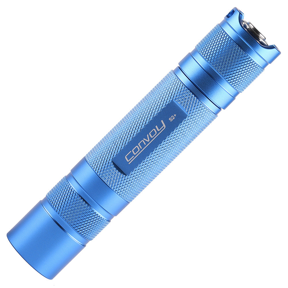 Convoy S2+ blue 18650 flashlight