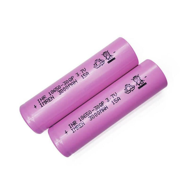 IMREN 30QP 18650 3000mAh 15A Rechargeable Lithium Battery