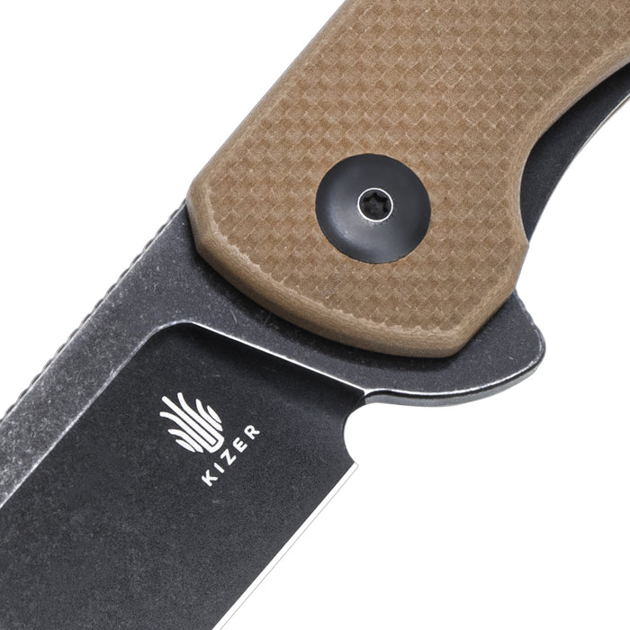 Kizer The Swedge Liner Lock G10 Handle Folding Knife