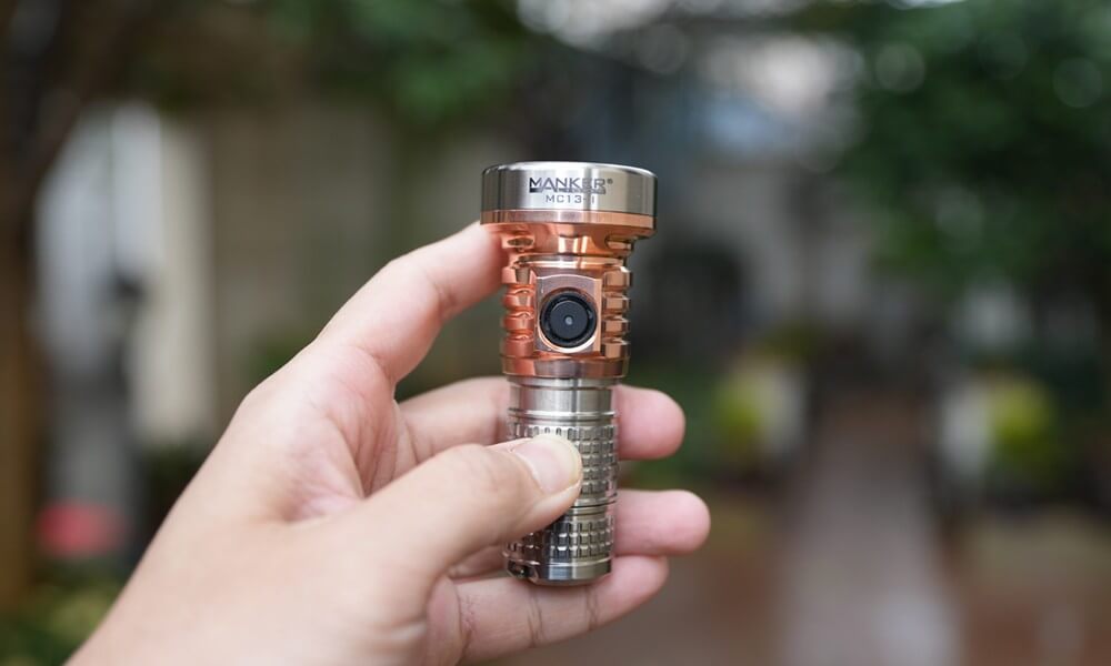 Pre-order MC13 II Sbt90.2 Pocket EDC Flashlight-Titanium & Copper