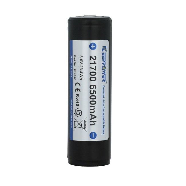 Keeppower P2165C Protected Li-ion Rechargeable 21700 Battery
