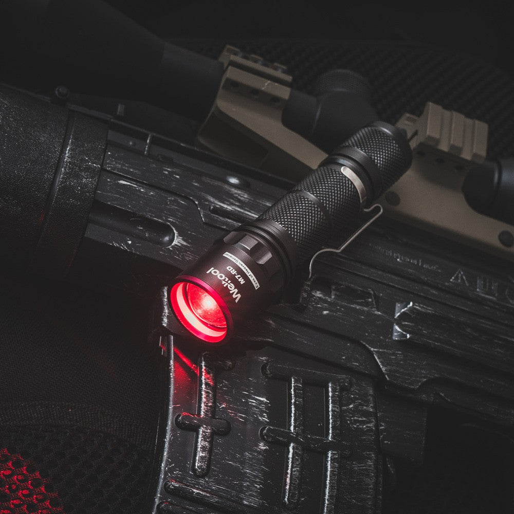 Weltool M7-RD V2.0 Dark Adaptation Even-beam Flashlight