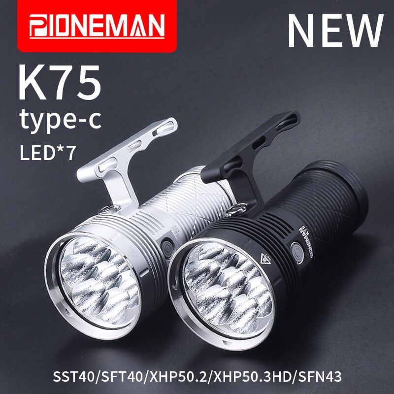 Pioneman K75 Powerful LED Flashlight