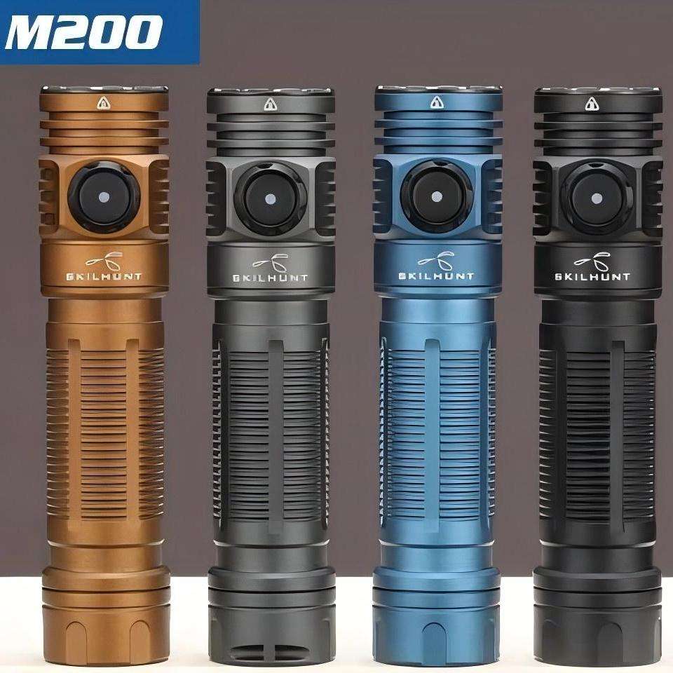 Skilhunt M200 V4 1900 Lumens 18650 Magnetic USB Rechargeable LED Flashlight
