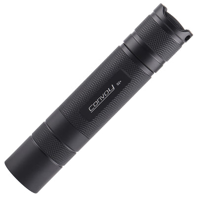 Convoy S2+ black 18650 flashlight